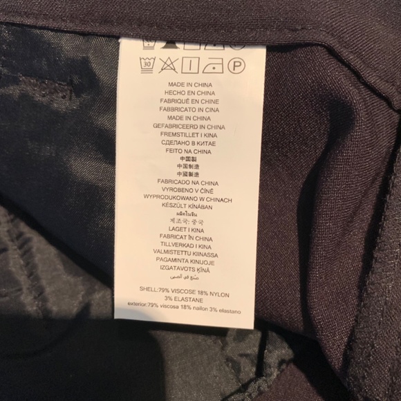 NWOT Celebrity Style Michael Kors Culottes Black Viscose Size 6 - Picture 4 of 15